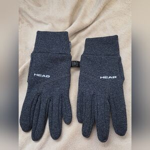 HEAD Gray Winter Running Gloves